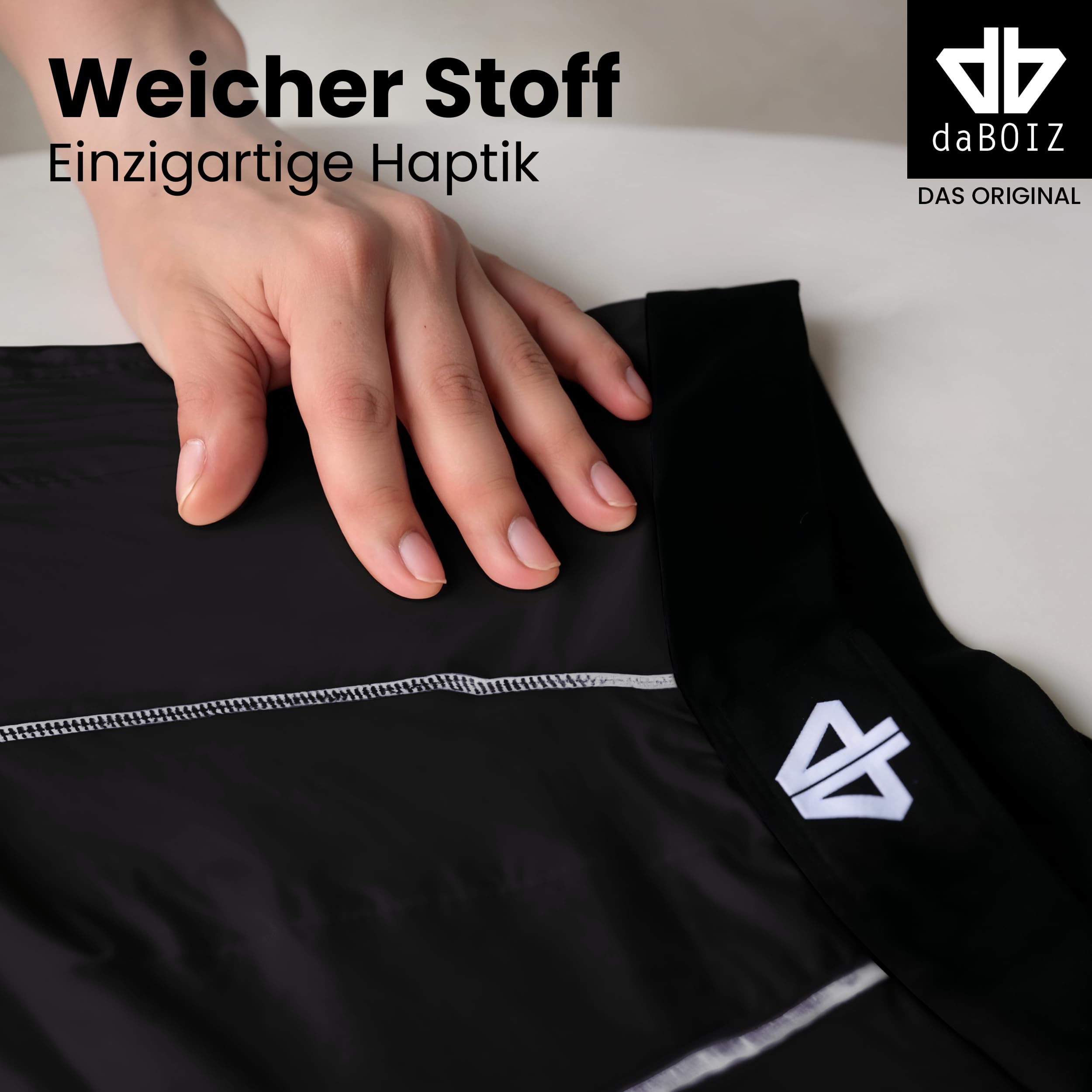 daBOIZ - 5er Pack Modal Boxershorts Herren mit Pouch (Beutel) kein Schwitzen, Kleben, Reiben - Unterhose Herren, Unterwäsche Männer Boxershort Herren, Farbe: Schwarz, Grau, Olive und Aqua