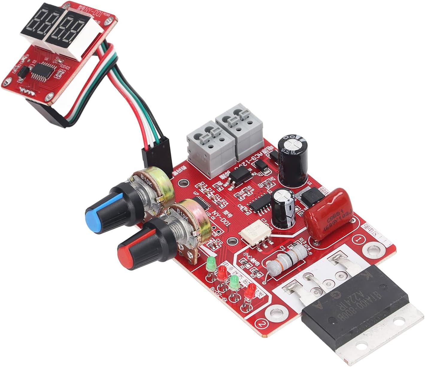 Spot Welder Control Board Digital Spot Welding DIY Controller Board 100A