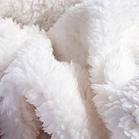 Vista 2 de Elegant Comfort Softest - Juego de edredón de 3 piezas de microvisón de alta calidad, suave, acogedor, con respaldo de sherpa, reversible