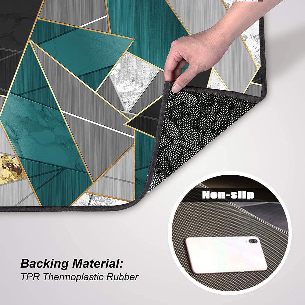 MENGH Tapis de Passage Antidérapant Lavable Surface Douce 3D Tapis Passage pour Cuisine, Couloir, Passage, Chambre - 50x260cm