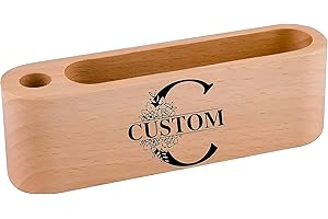 Personalized Wood Business Card Case Engraved Wooden Name Card Box With Custom...