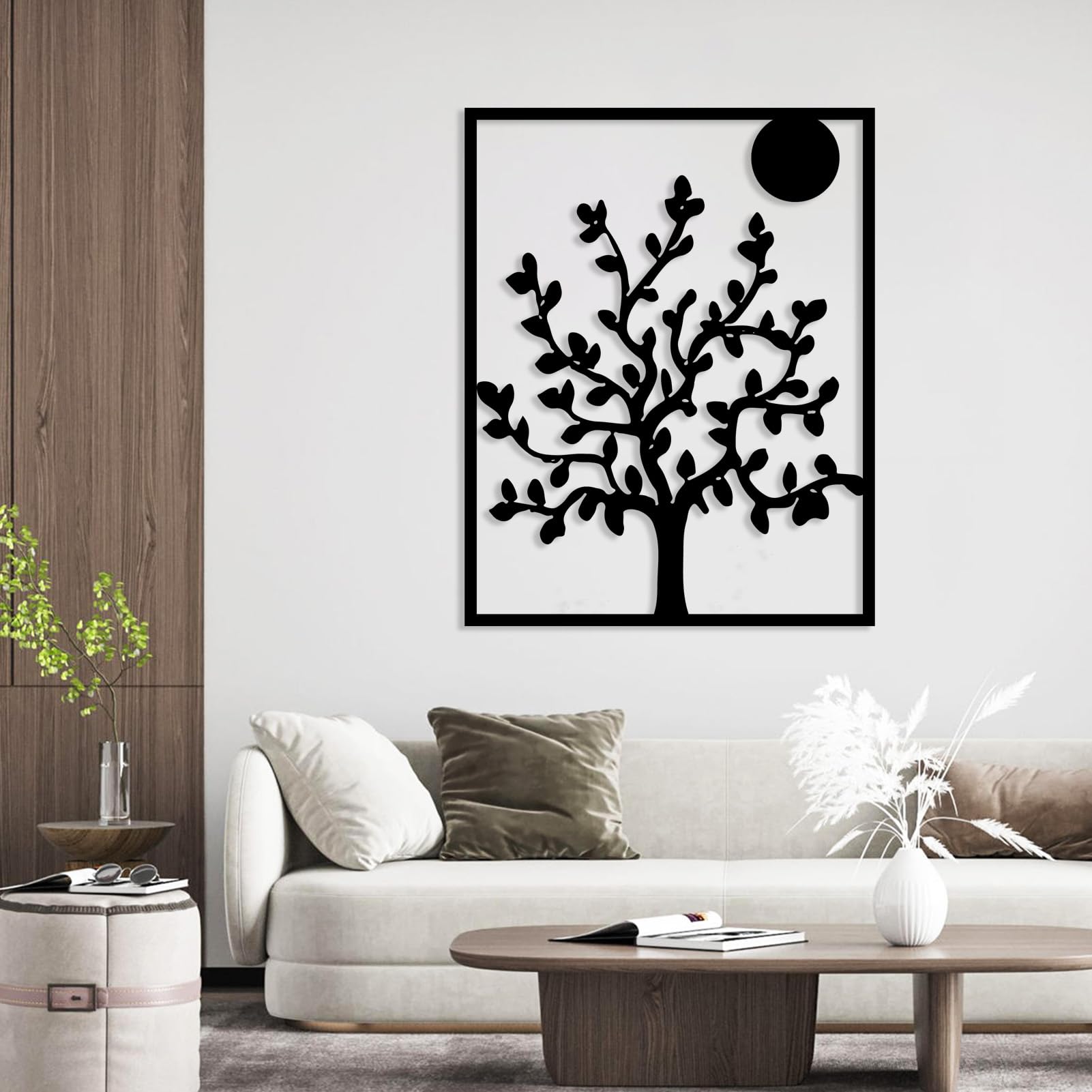 Arte de pared de árbol de la vida, arte de pared de metal árbol de la vida, decoración de pared de árbol de la vida, decoración de pared de árbol genealógico, decoración de pared de árbol de metal