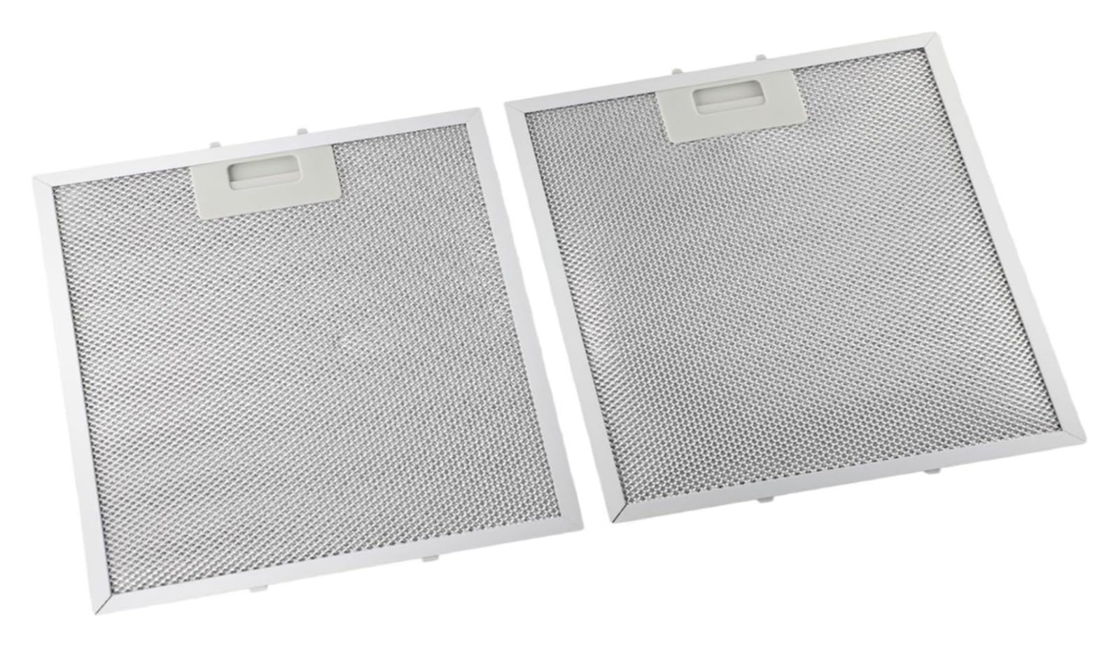 Cooker hood filter, Cooker Hood Grease Filter 2 Pack Silver 305x267x9mm Aluminium Mesh