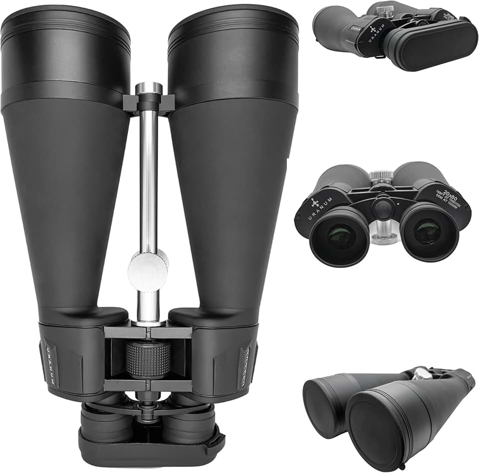 Binóculo Uranum Astronômico Binóculo 20x80 Profissional Longo Alcance Distancias Com Visão Noite Natureza Ambiente Lunar 2