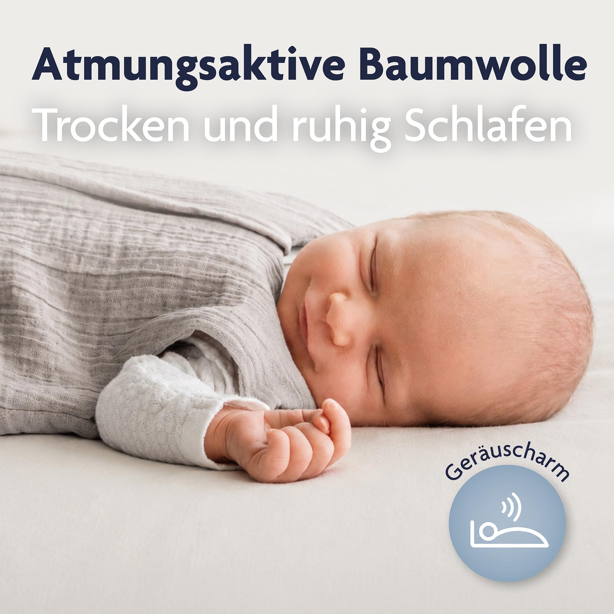 Julius Zöllner Matratzenschoner – Spanntuch wasserdicht – OEKO-TEX Standard 100 - hypoallergen, atmungsaktiv, Nässeschutz für Baby- & Kinderbett 60x120 cm