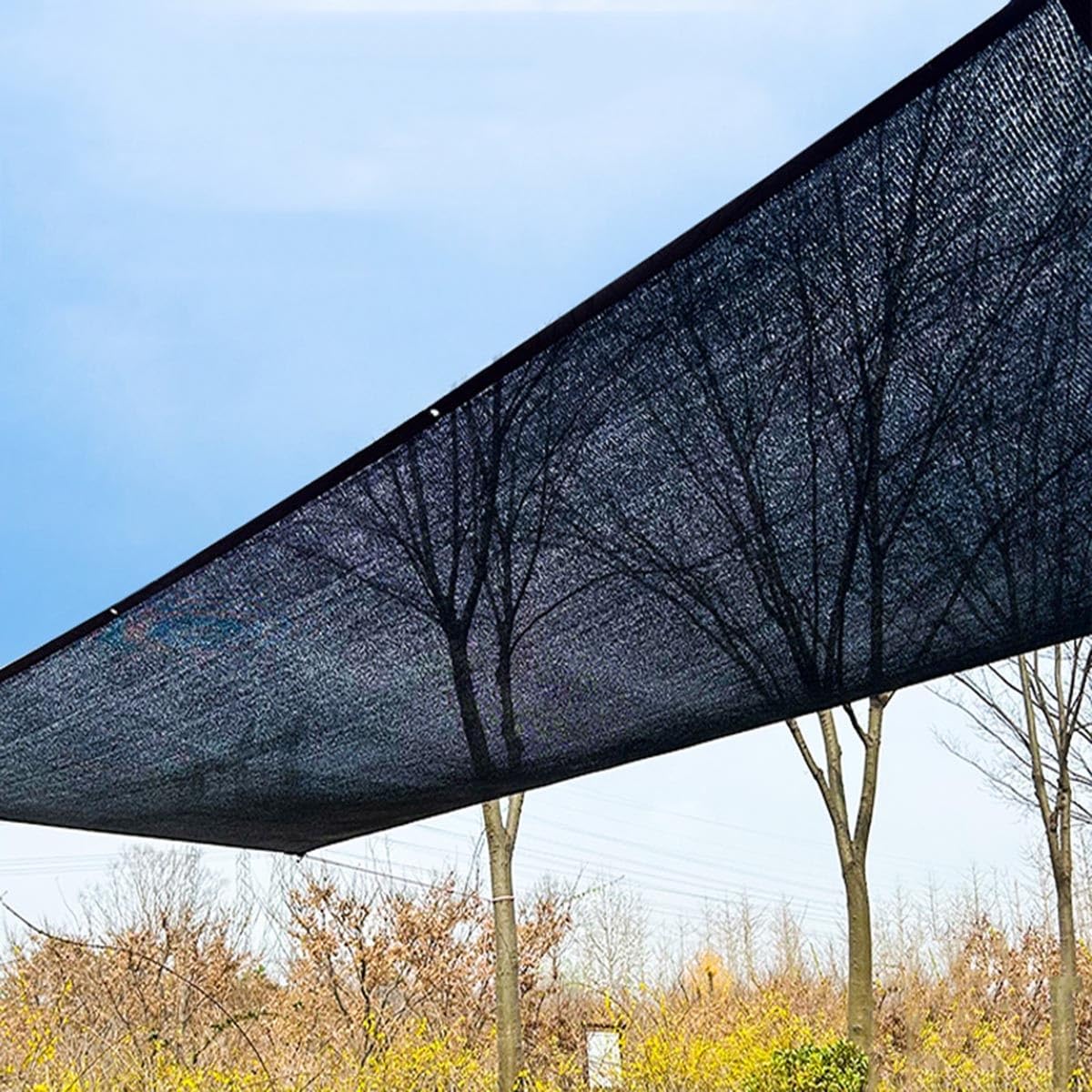 Sonnenschutznetz 7x7m mit Ösen 80% UV Schutz & Schattierungsnetz für Gärten Innenhöfe Gewächshäuser Pools Ideal für Outdoor Nutzung