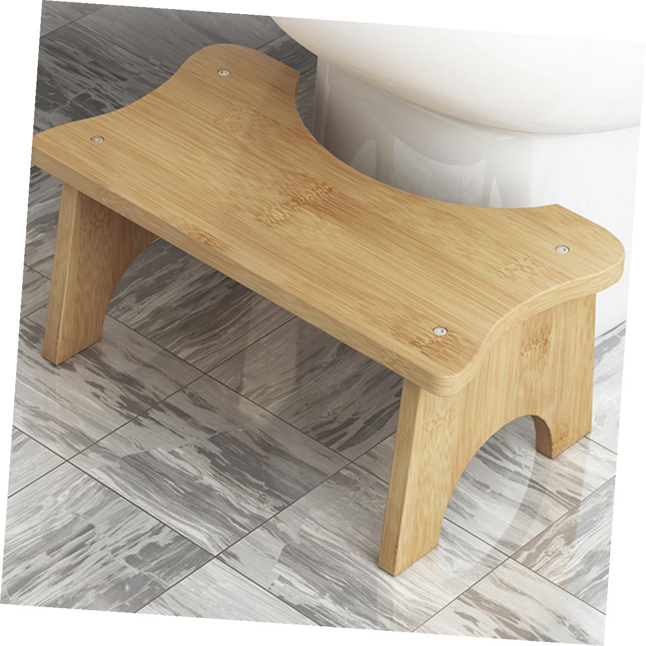 Sgabello per Wc Bambini Antiscivolo Piccolo Poggiapiedi Rialzato in Plastica Resistente Supporto Piede per Bagno e Cucina Uso Quotidiano