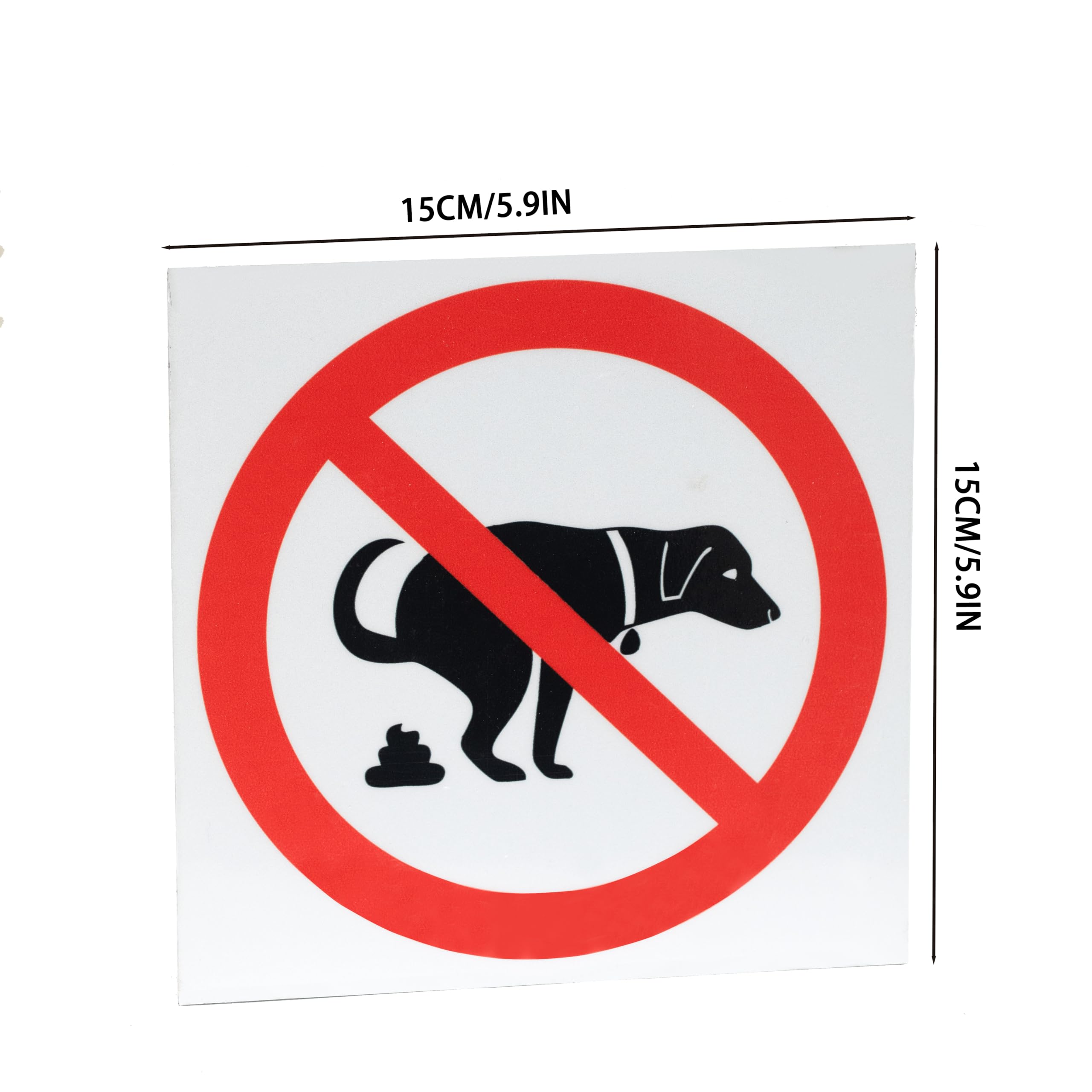 „Kein Hundeklo“ Verbotsschild Von Komma Security - Hundekot Verboten, Wetterfest, Für Garten & Privatgrundstück