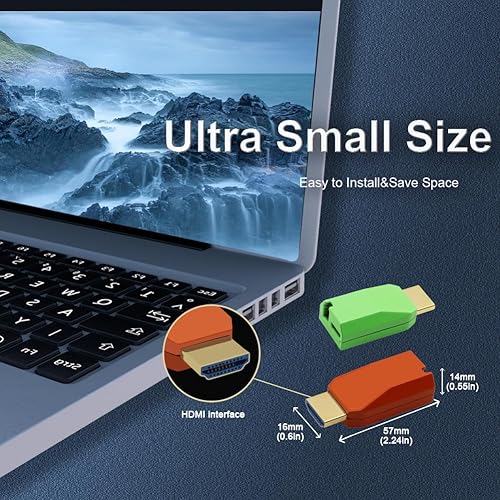 Miniatura 4 de Transceptor óptico HDMI, HDMI 4Kx2K30Hz 10.3Gbps sobre fibra óptica OM3 multimodo hasta 984.3 ft (984 pies), soporte HDMI 1.4a