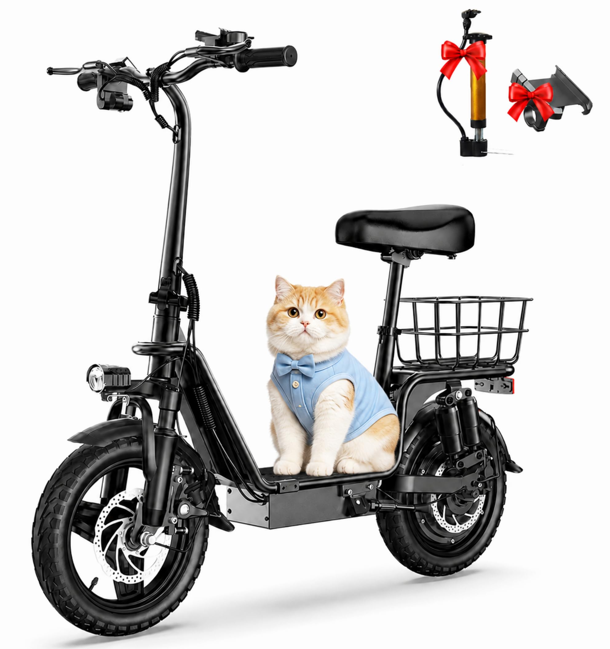 INSDRGN Electric Scooter with Seat for Adults
