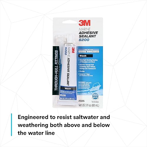 Miniatura 34 de Adhesivo sellador 3M Marine 5200, Negro, 1