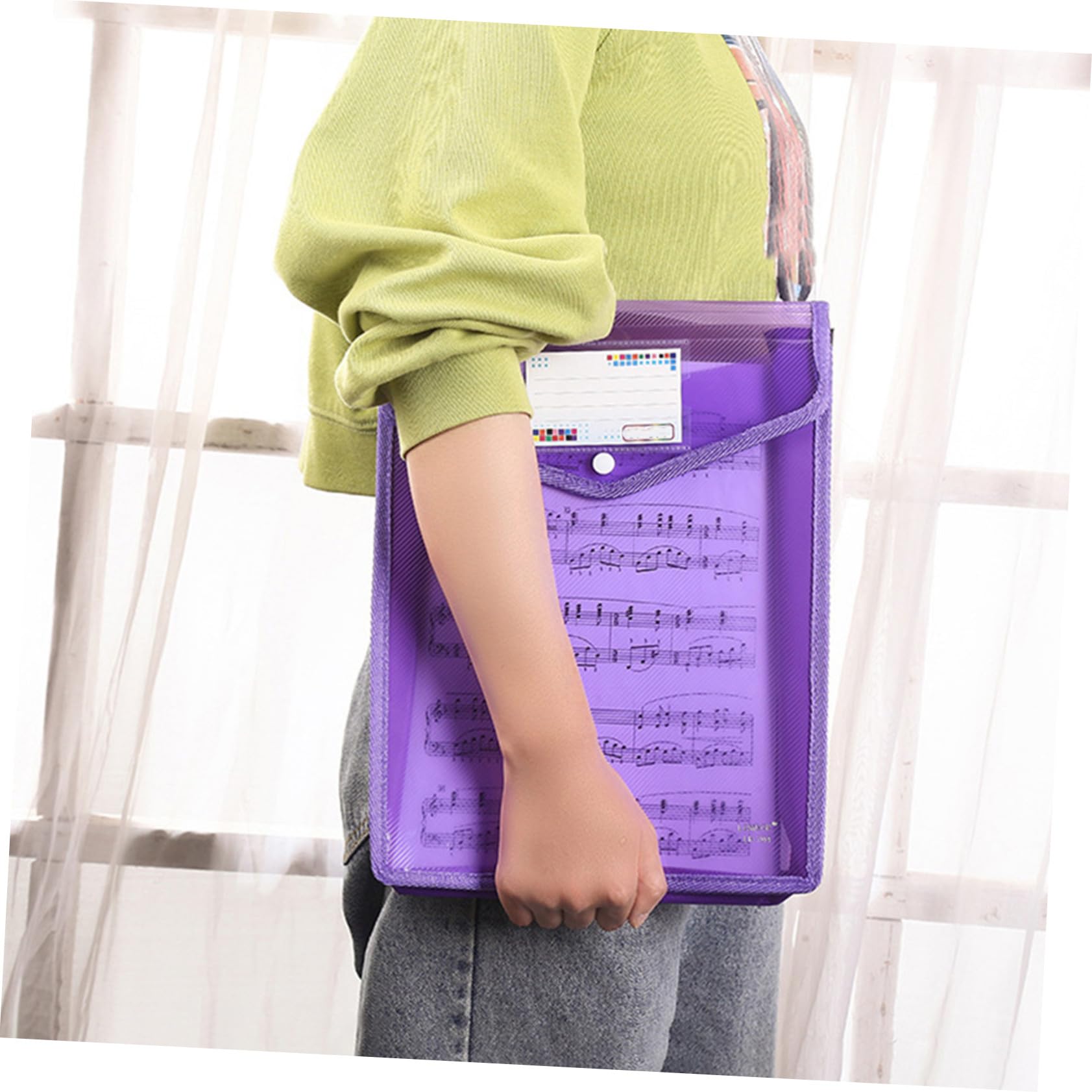 SHINEOFI 10 Piezas Carpetas Organizadoras de Archivos para Documentos Carpeta Portátil para Facturas Escolar Clasificadora