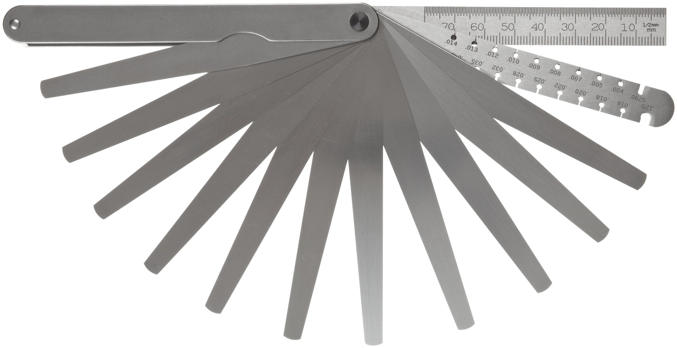 S667A Starrett Thickness Gage Or Feeler Stock Assortment (1/2″ X 12″ Long From .001″ Through