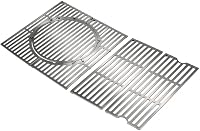 Sistem de grătar din oțel inoxidabil GriHero pentru grătar Enders Boston 4, accesorii rotunde detașabile, 43 x 74 cm, compatibil cu piatră pentru pizza și tavă de coacere 1