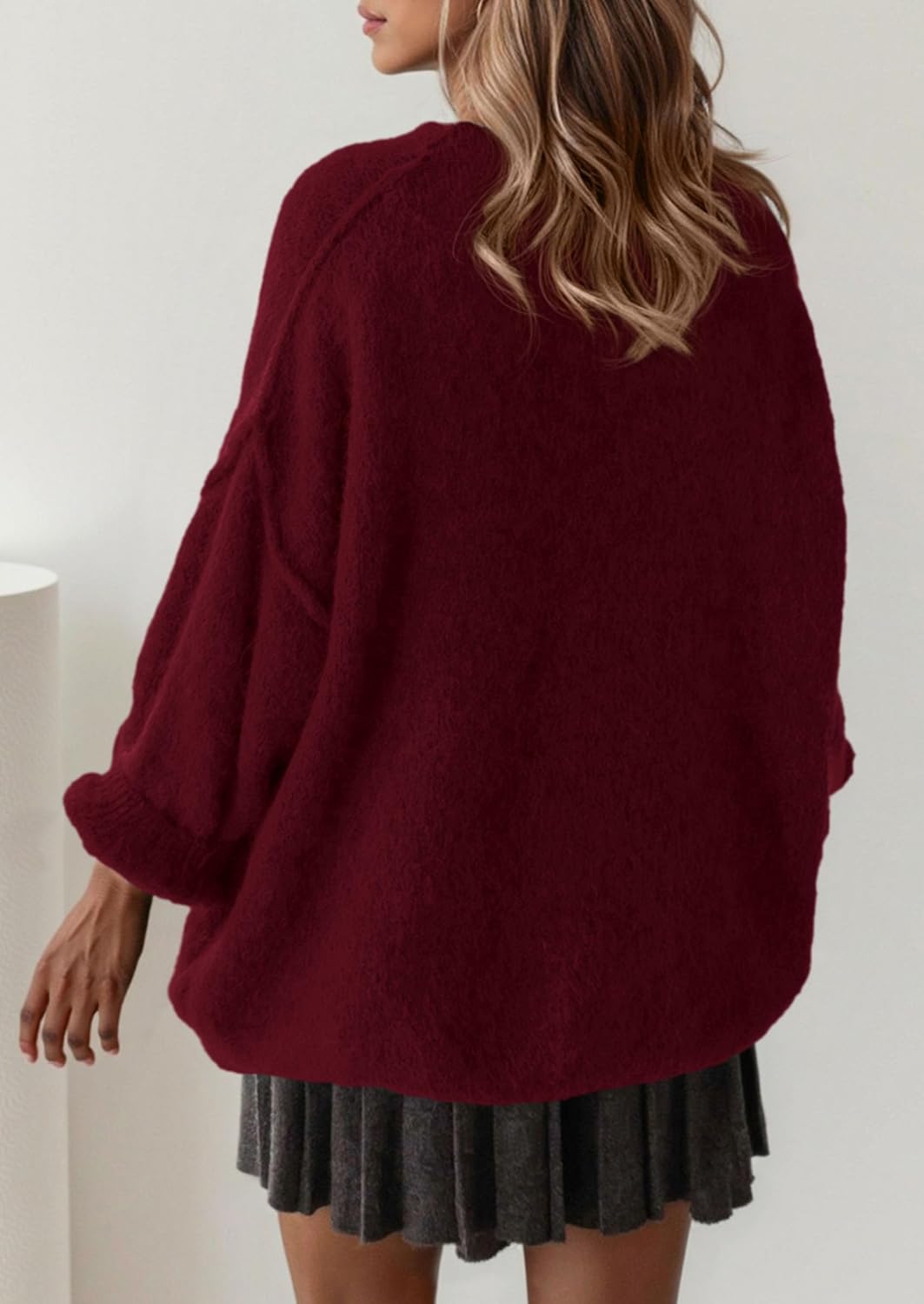 PRETTYGARDEN Oversized Sweaters for Women Fall Clothes 2026 Long Sleeve Mock Neck Tops Chunky Knit Pullover Winter Clothing - Image 5