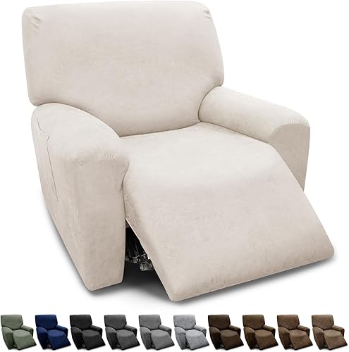 Miniatura 12 de Fundas para sillón con cojines en forma de T de 2 piezas, apariencia de cuero, funda para sofá, funda para silla, protector elástico para muebles,