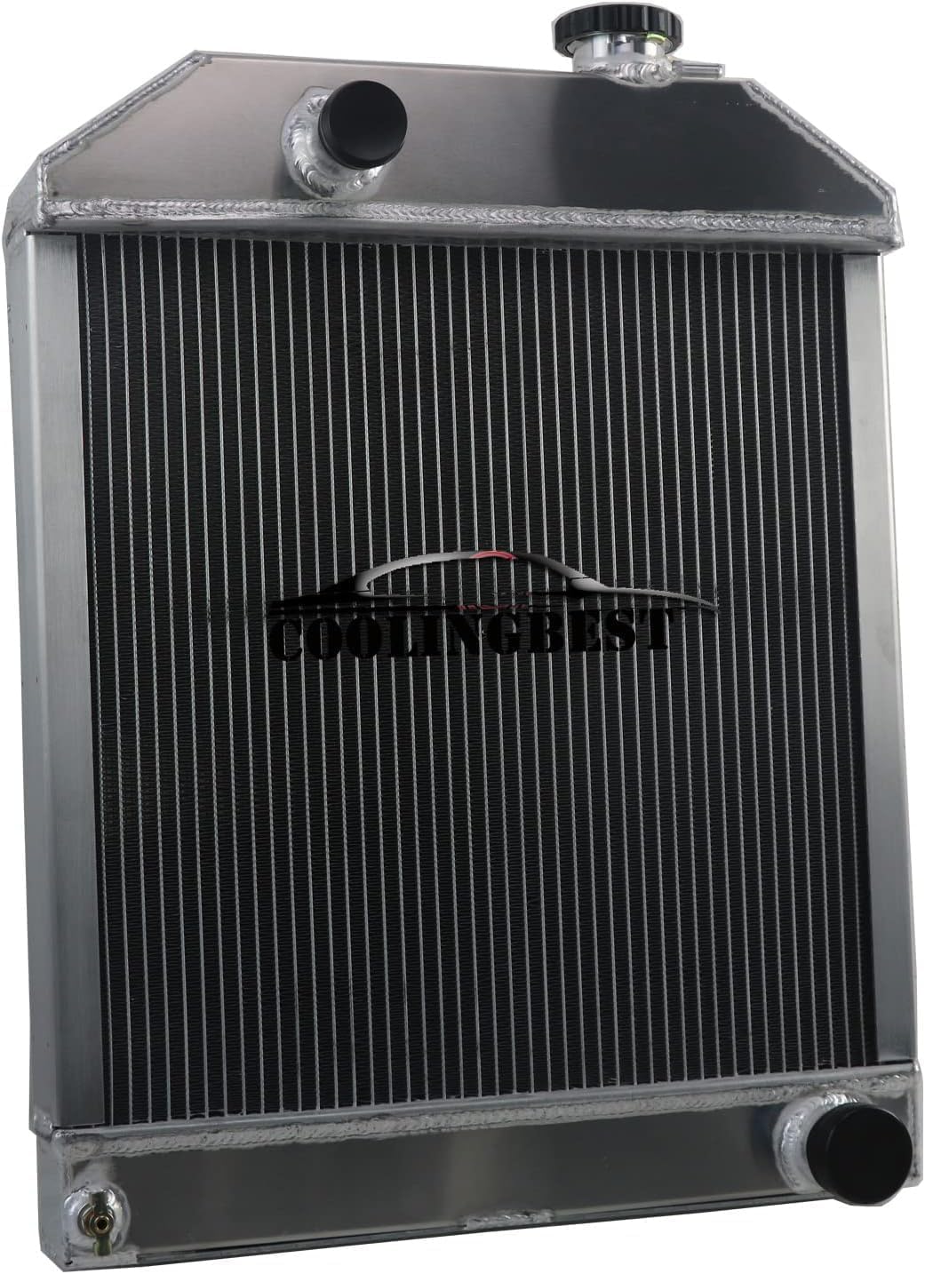 Aluminum Radiator for Ford Tractors 5000 5100 5200 7000 7100 7200 5600 6600 7600 5610 6610 7610 3 Row Radiators C7NN8005E, 86531508, C5NN8005N