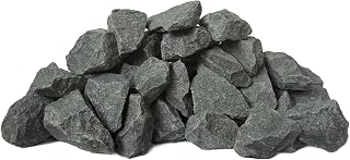 45 LBS Sauna Rocks, Natural Gray Rough-Cut Sauna Stones