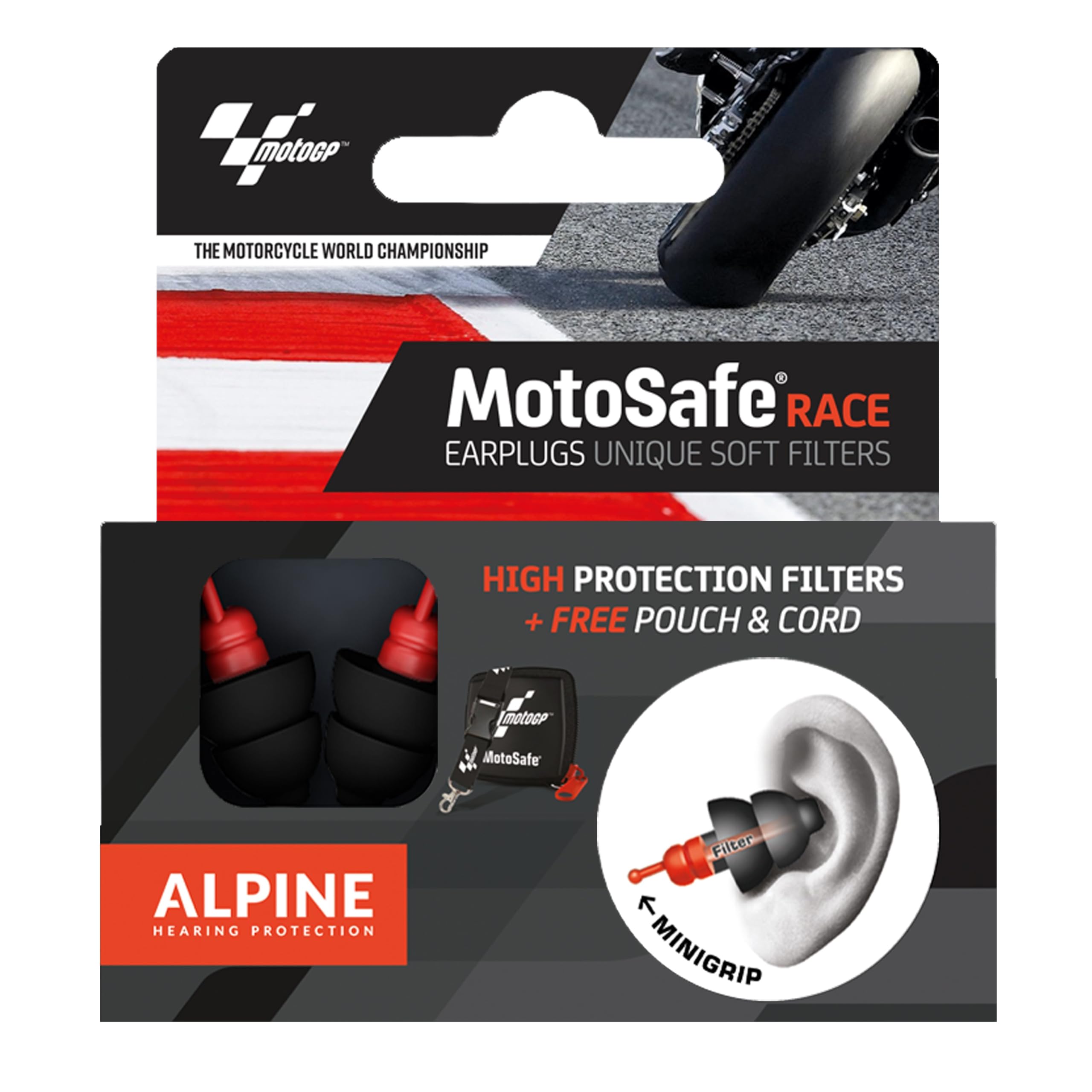 Alpine MotoSafe Race MotoGP™ Gehörschutz