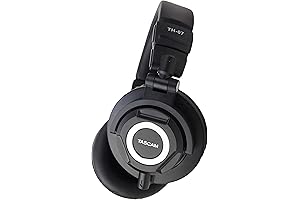 TASCAM TH-07 High Definition Closed-Back Studio Monitor Headphones