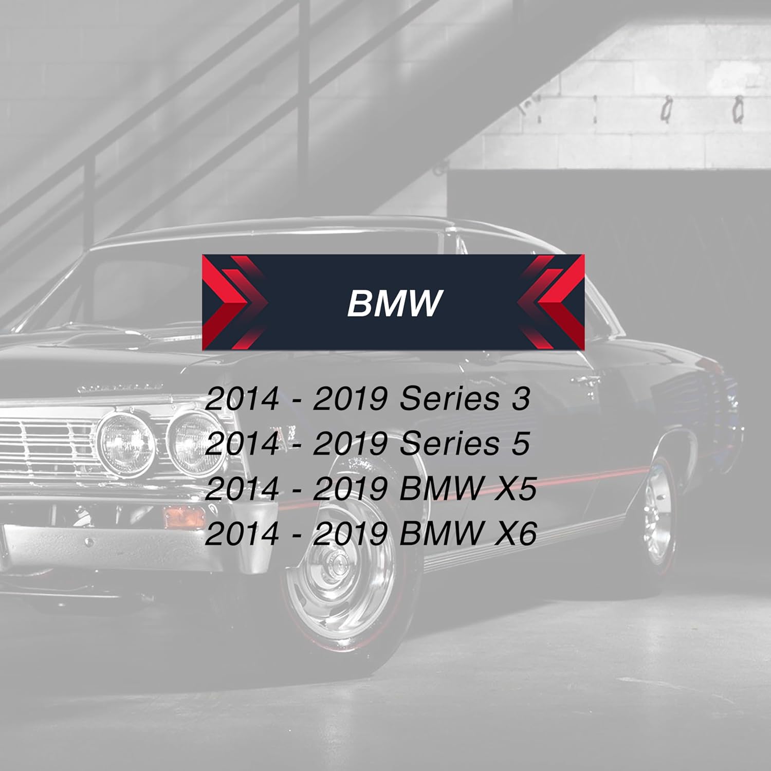 2X Keyless Entry Remote Key Fob Replacement 433 Mhz for 2014-2019 BMW Series 3 5 X5 X6 (NBGIDGNG1, FEM, BDC)