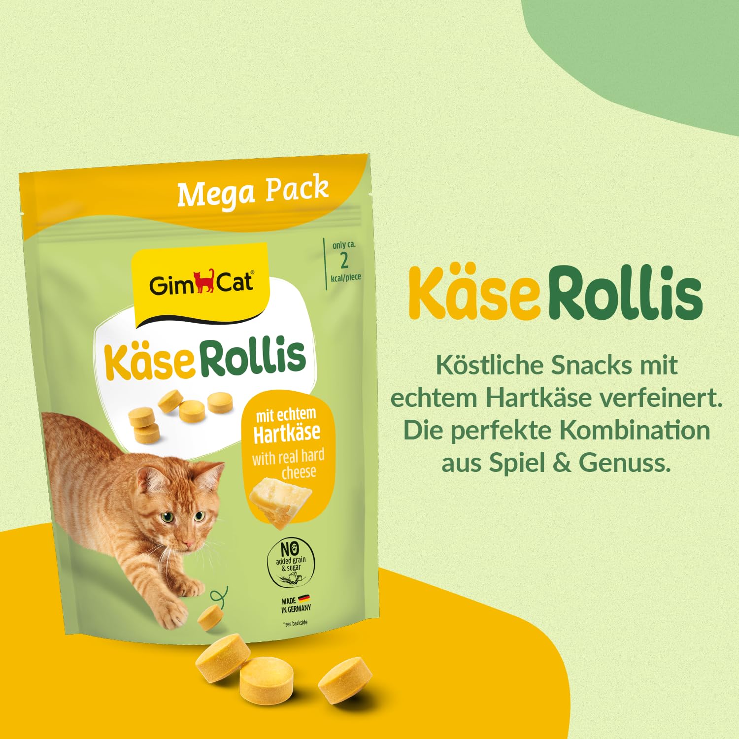 Gimcat Przekąska dla Kotów, Ser, 1 x 425 g