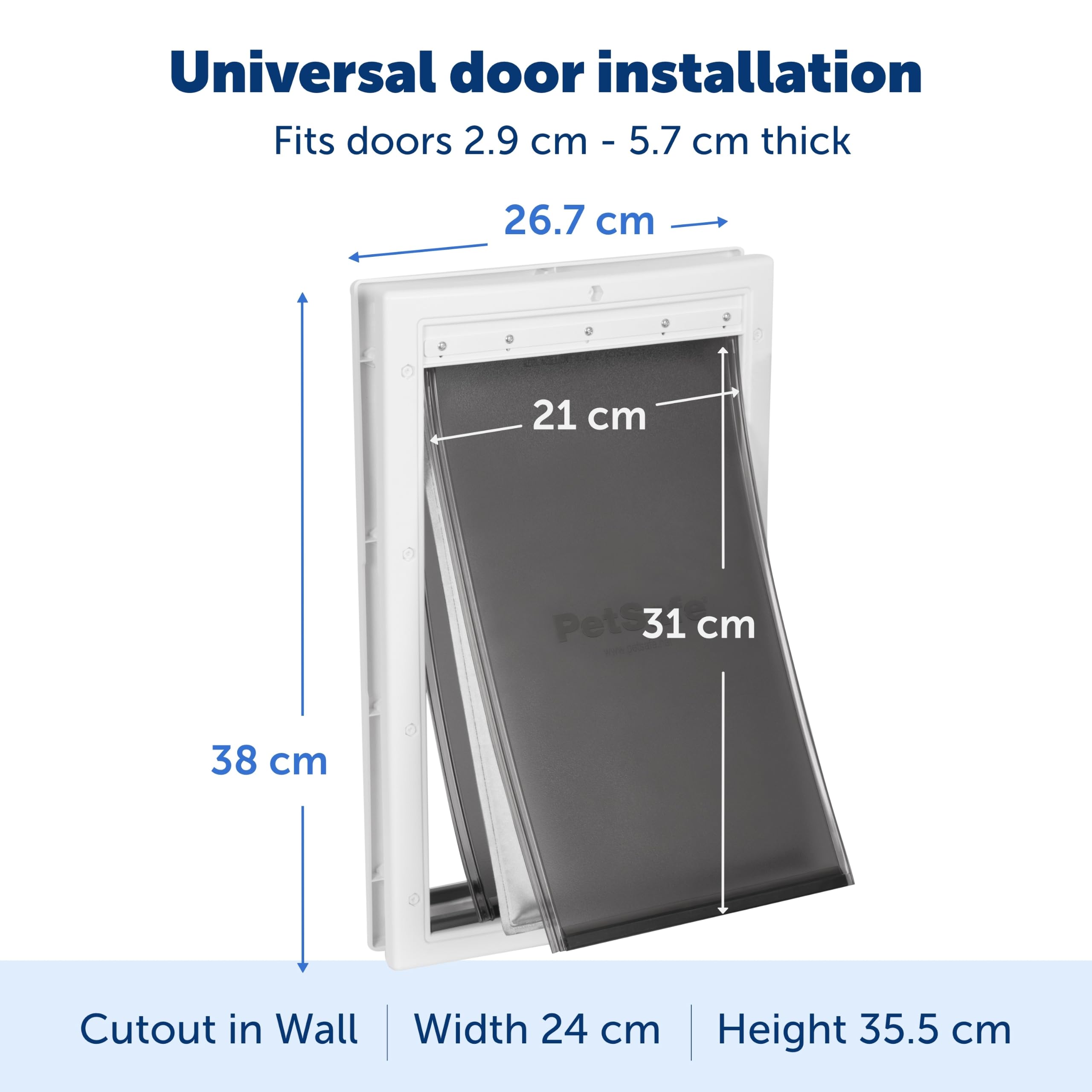 PetSafe Extreme Weather Pet Door - Triple Flap, Energy Efficient