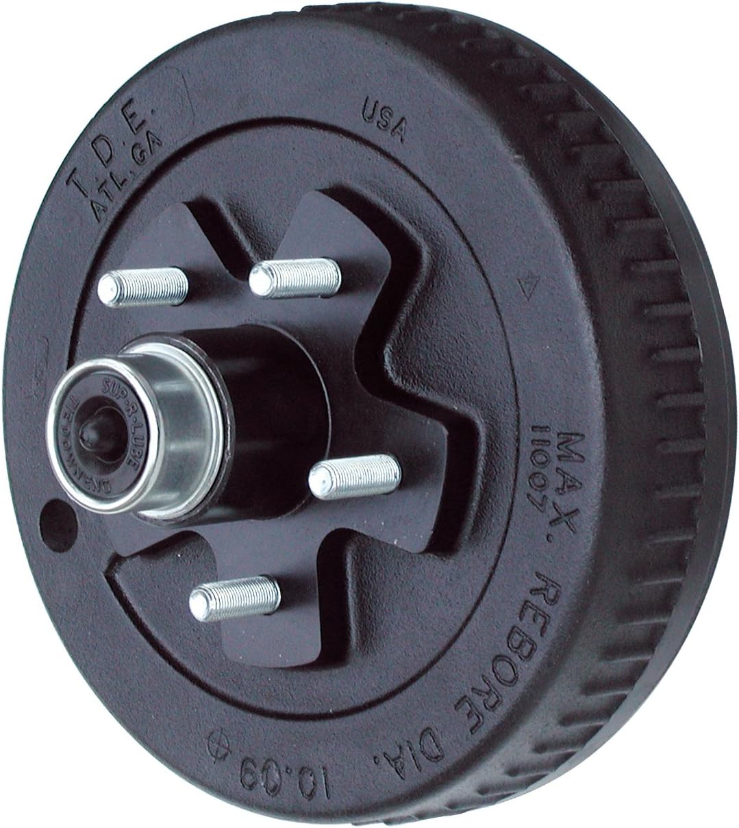 TowZone10-Inch Brake Drum Hub for Trailers