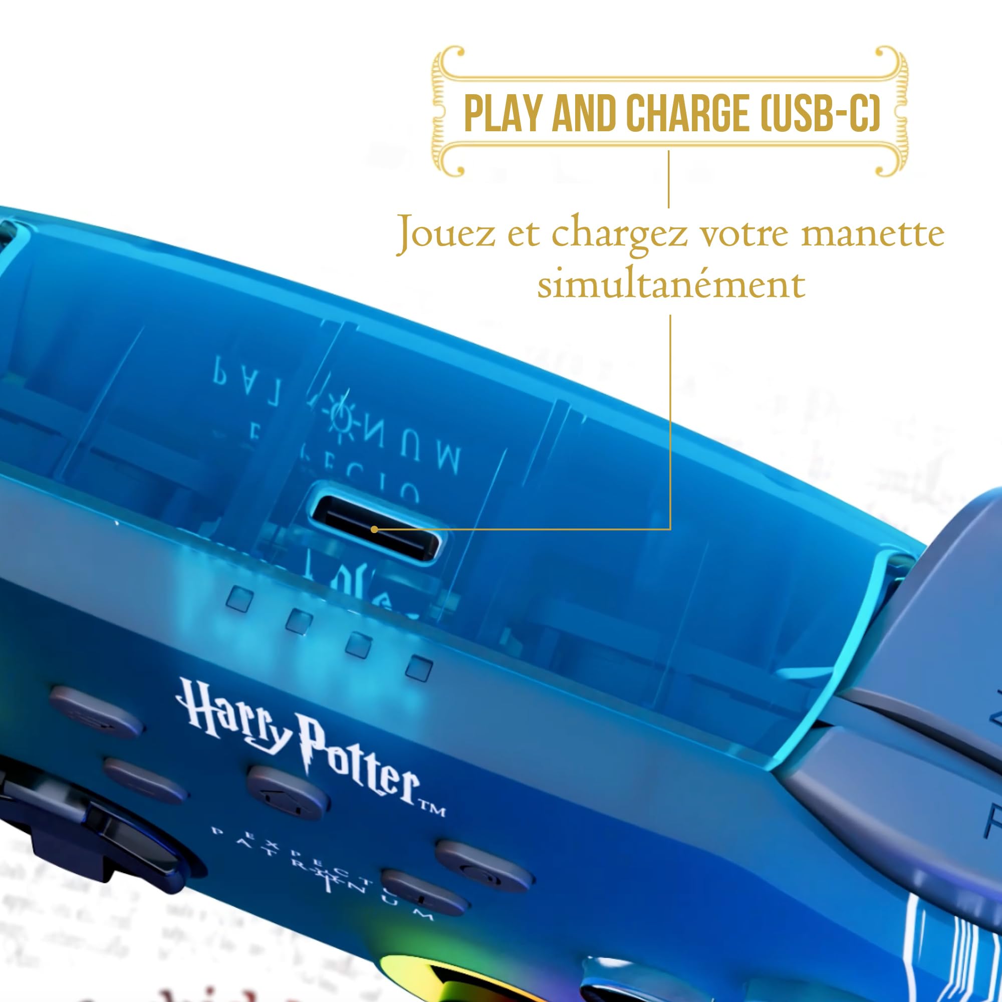 Freaks and Geeks- Harry potter - Mando inalámbrico RGB Patronus Switch -Transparente