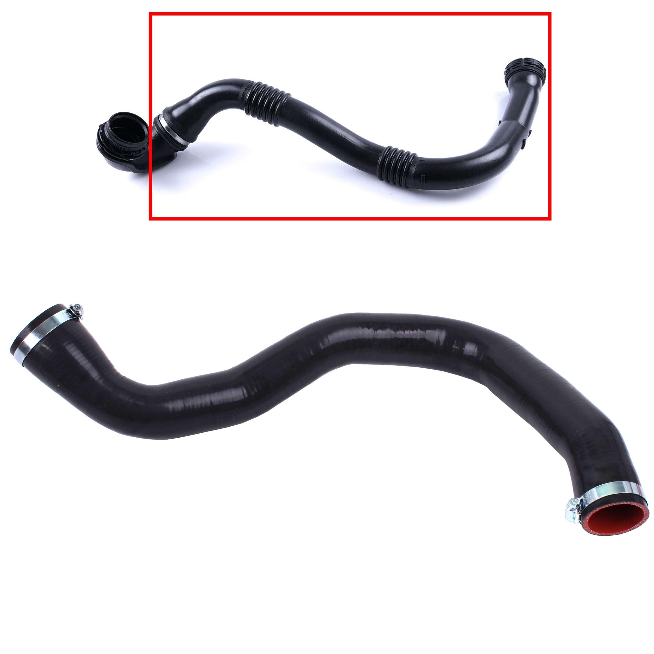 INLY Manguera turbo de silicona para el aire de carga, turbocompresor compatible con Insignia 2.0 Cdti 1302288 13419441 13419442 (2014-2017)