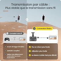 Holy Stone HS360S HS600 Drón Távirányító - Fekete, USB Csatlakozás, 1500 mAh Akkumulátor, Bluetooth Technológia, Felnőtteknek és Tiniknek 6