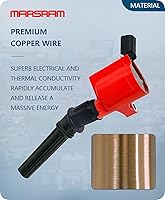 Vista 4 de Marsram Paquete de bobinas de encendido DG508 para Ford F150 F150 F250 E150 E350 Lincol, 2000, 2001, 2002, 2003, 2004, 2005, 2006, 2007, 2008, 2009