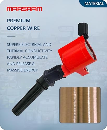 Miniatura 4 de Marsram Paquete de bobinas de encendido DG508 para Ford F150 F150 F250 E150 E350 Lincol, 2000, 2001, 2002, 2003, 2004, 2005, 2006, 2007, 2008, 2009,