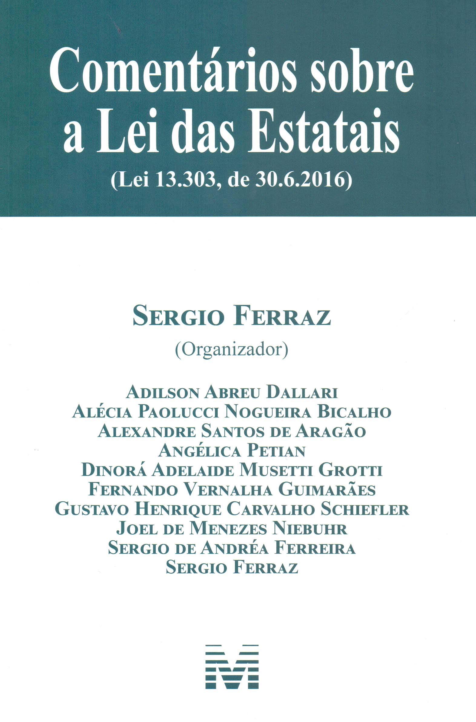 Capa de Comentários sobre a Lei das Estatais - 1 ed./2019