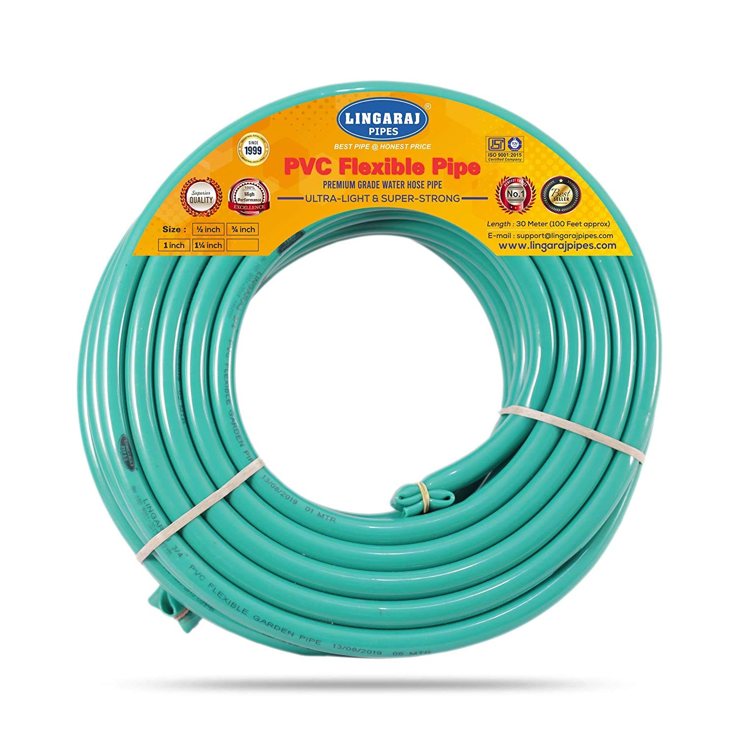 LINGARAJ ® 0.75 Inch PVC Flexible Hose Pipe Use for Garden Watering, Car/Bike Wash, Agricultural, Floor Clean, Pet Bath, Easy to Connect Gardening Water Pipes, 20 m Long Length Tube 66 ft Approx (B082HWMM3K) Amazon Price History, Amazon Price Tracker