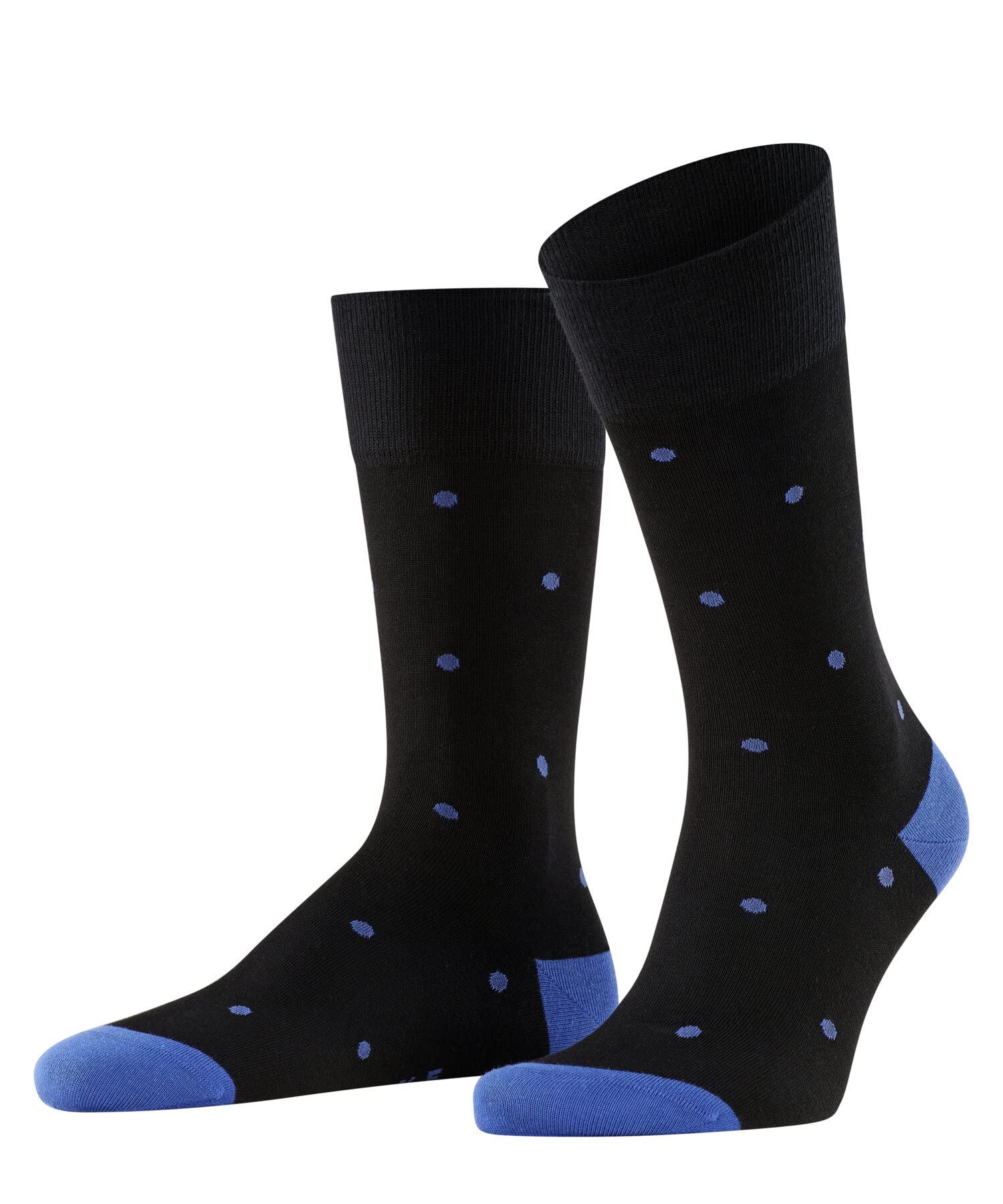 FALKE Men's Dot Socks, Breathable, Crew, Casual or Dress, Polka Dots, 1 Pair