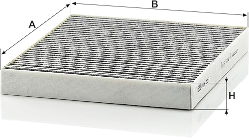Miniatura 2 de MANN-FILTER CUK 2227 - Filtro de aire de cabina - Filtro de polen con carbón activado