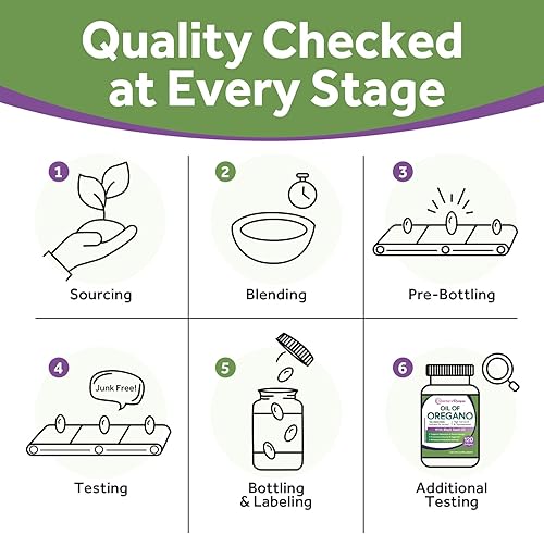 Miniatura 8 de Doctor's Recipes Aceite de orégano con aceite de semilla negra, 10000 mg de aceite de orégano, sin OMG, suplemento herbario totalmente natural,