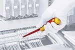 Wiha 35890 Insulated Slotted Phillips and Square Screwdriver Set, 6-Piece