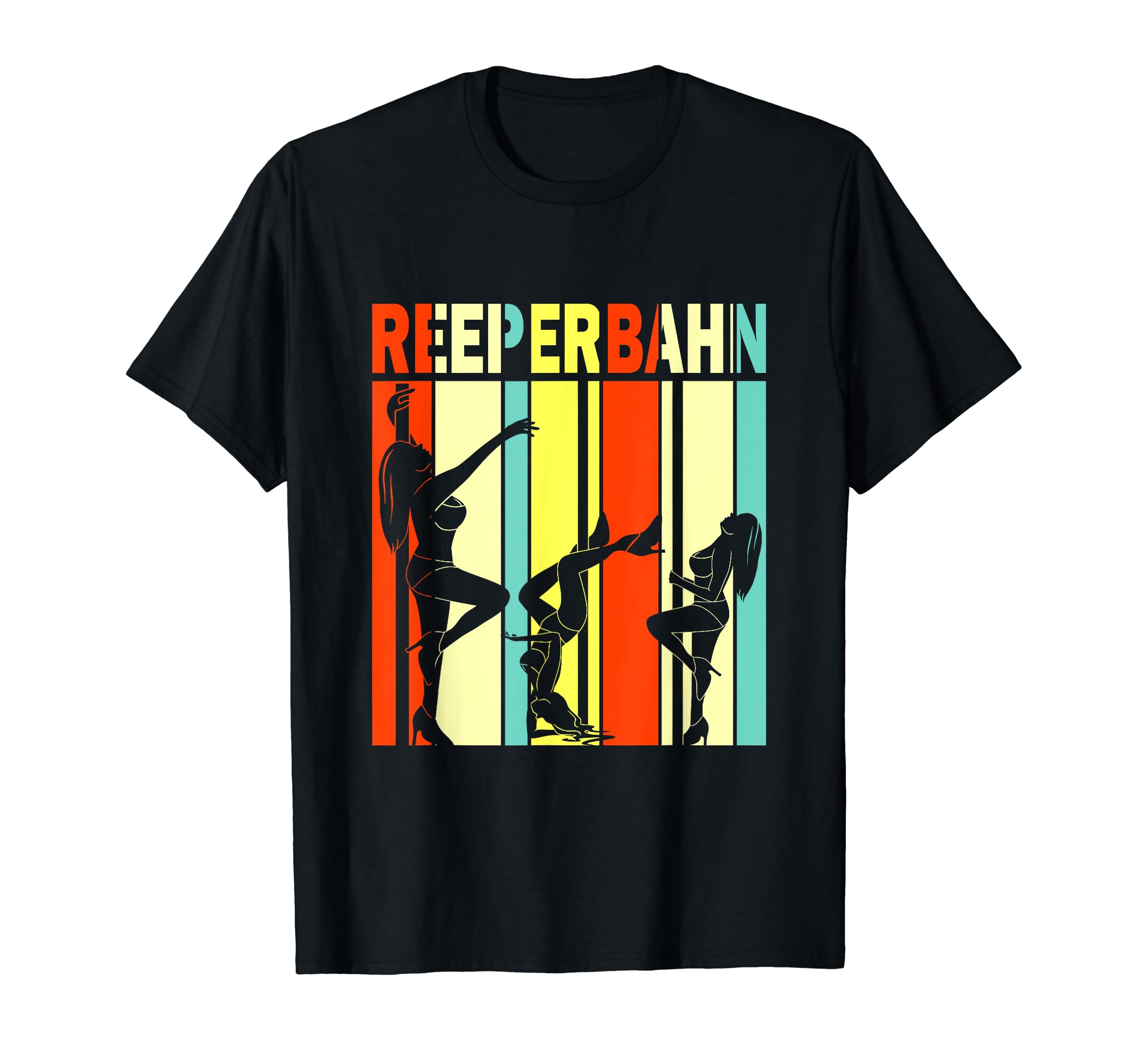 Reeperbahn Vintage Hamburg Striper St Pauli Hanseatic City T-Shirt