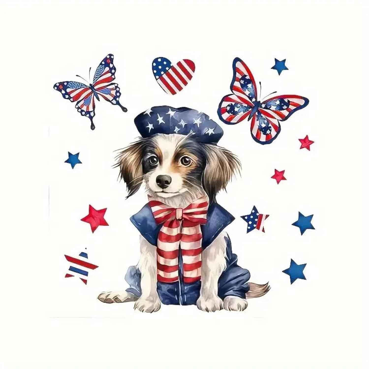 TOLOVIS Animal Flag Stars Toilet Cover Sticker Decals,Flower leaf bird Waterproof Toilet Lid Tank Seat Decals Cistern Self-Adhesive Bathroom Wall Sticker