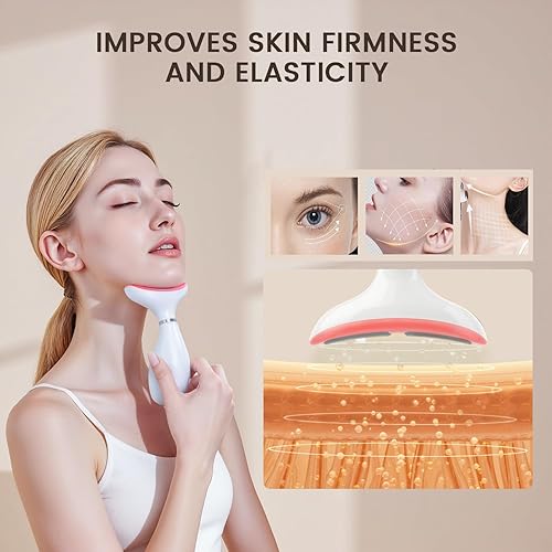 Facial and Neck Massager,7 Color LED Light Therapy for — alternate color or size variant on Amazon