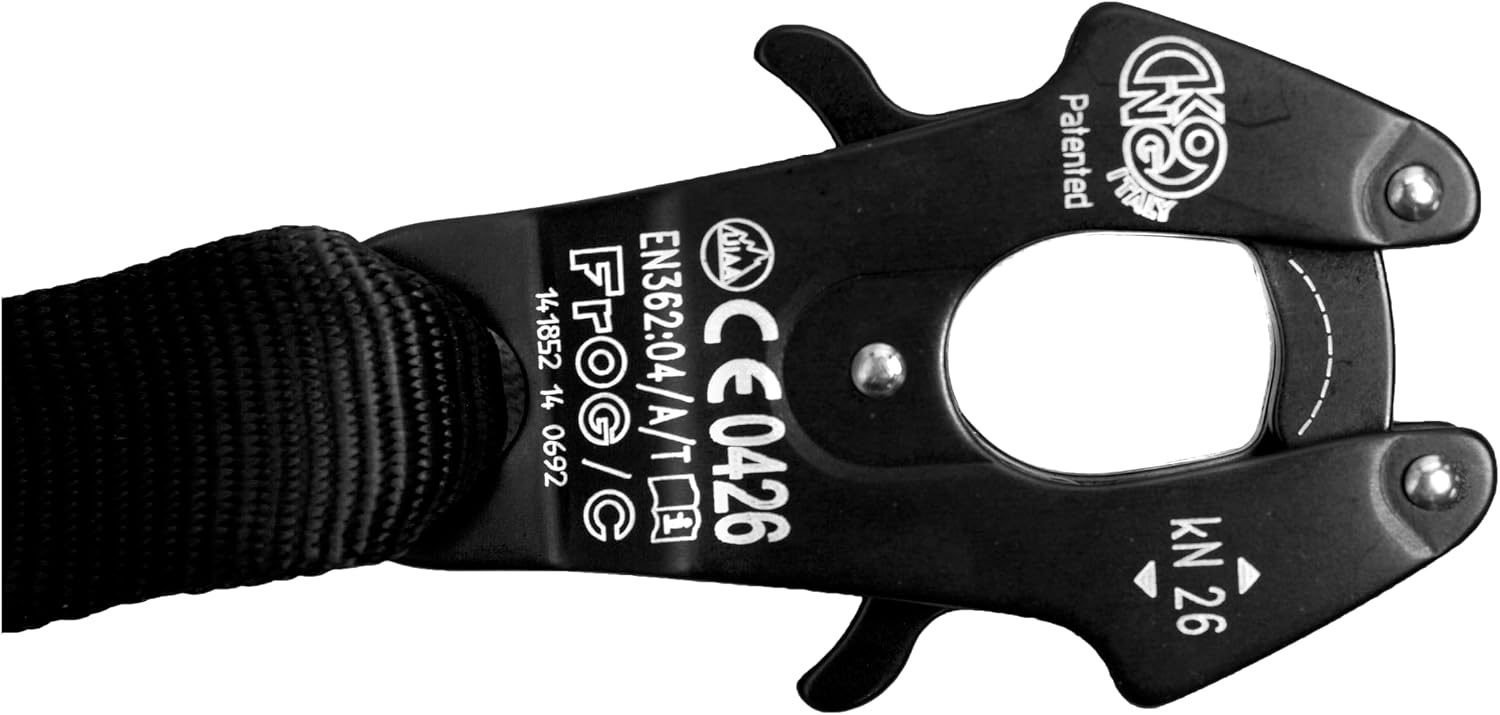 Helo Retention Lanyard with Kong Frog Cable and Plunger Pin Shackle
