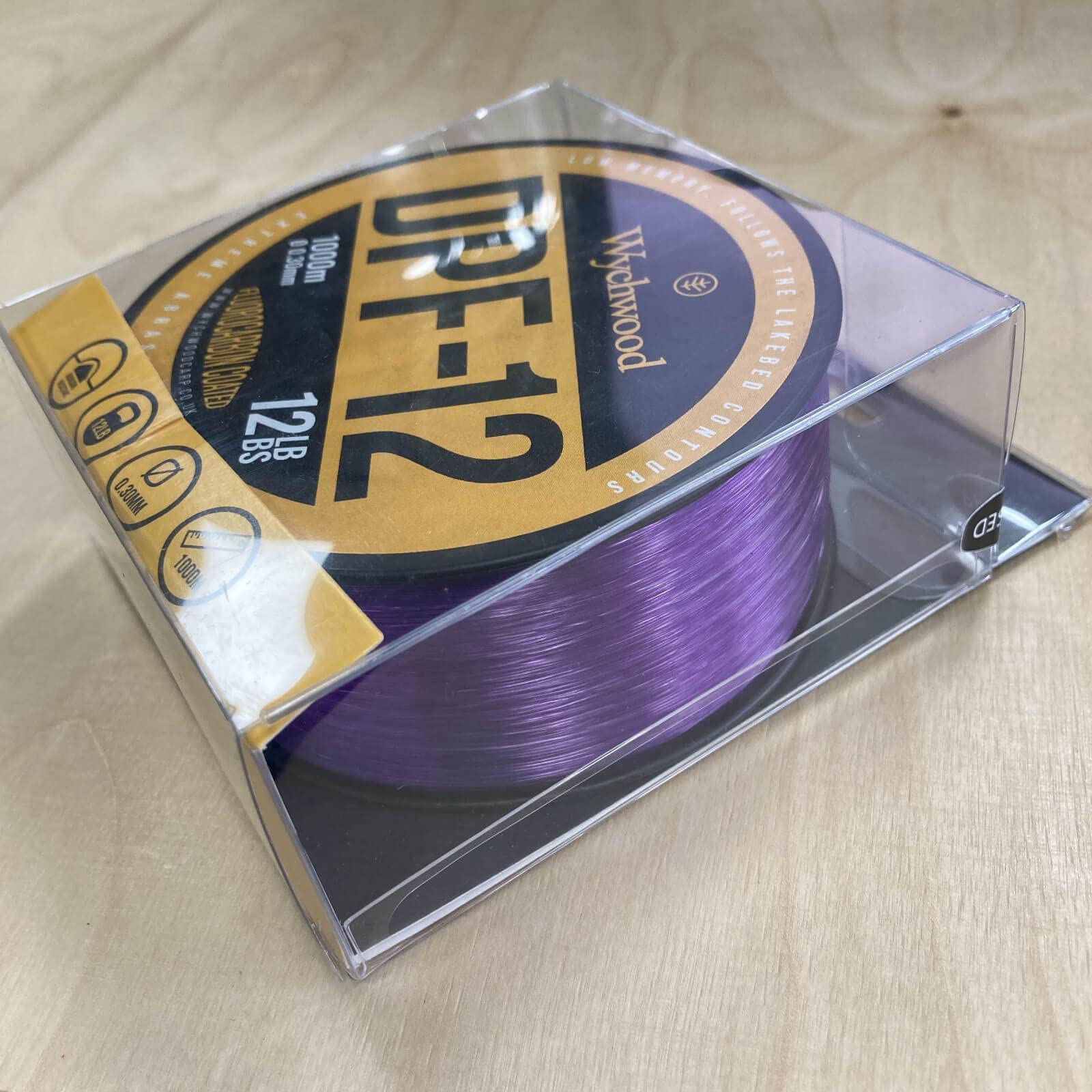 Wychwood Deep Purple Fluro Coated Mono 12lb Braid For Carp Fishing