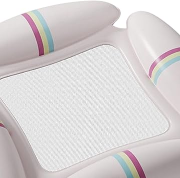 Inflatable Pool Lounger - 72 Inch PVC Swimming Chair, Ergonomic Headrest Lounger, Comfortable Mesh Base, Summer Water Sports Equipment, Holiday At The Lake, Beach Holiday, Pool Meeting, Tanning