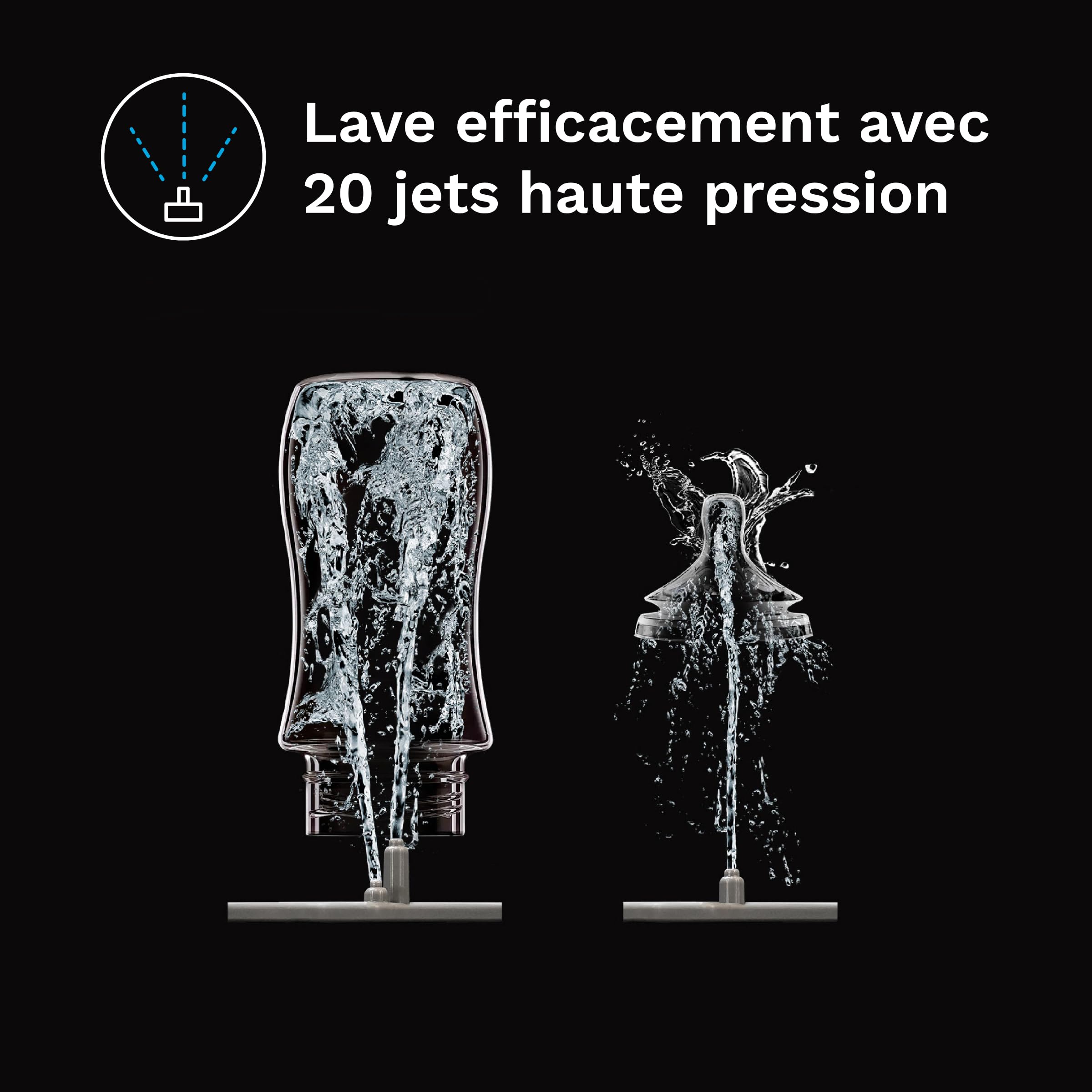 Baby Brezza - Lave-biberons Bottle Washer Pro - lave, stérilise et sèche automatiquement biberons et accessoires de tire-lait