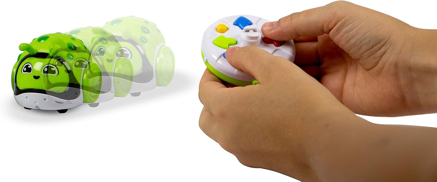 Clementoni 17448 Racing Bug - Caterpillar - Remote Controlled Robot for Children - Learning and Science Game from 4 Years, Multicoloured, S