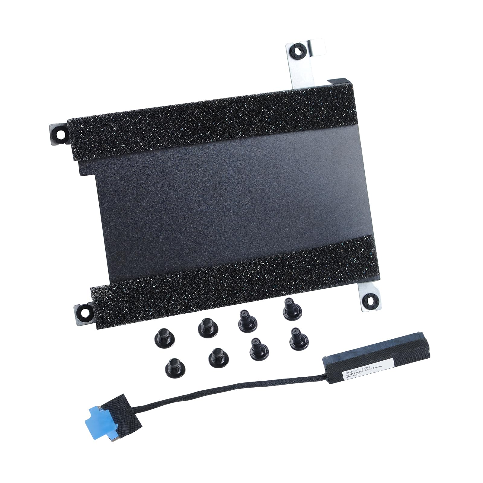 Kit Caddy per disco rigido SATA da 2,5" per Dell Latitude 15 5510 5511 5505 5502 5501 5500, Precision 15 3540 3541 3542 3550 3551, con cavo, staffa, viti