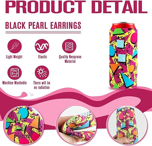 Miniatura 6 de Memphis - 12 fundas delgadas retro de los años 80 y 90 (3.5 x 6.5 pulgadas)