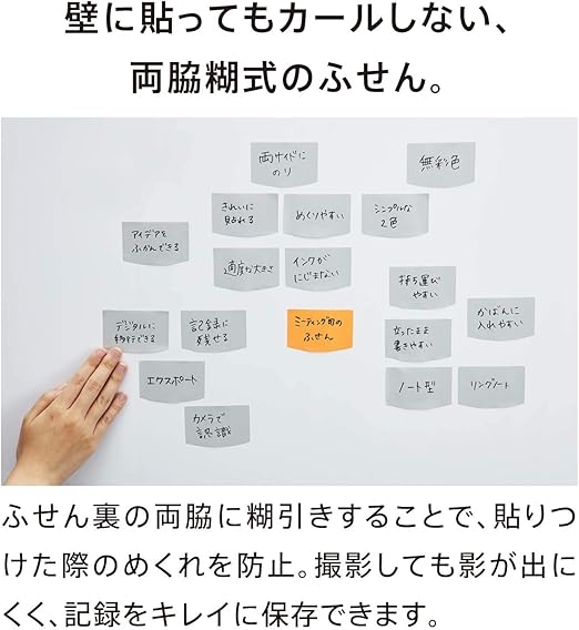 Amazon ぺんてる スマート付箋 くみかえノート Kumikae Note Sms9 9 付箋 文房具 オフィス用品